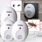 3er-Set Ultraschall-Insektenvertreiber für die Steckdose, Raumgrösse bis zu 47 m²