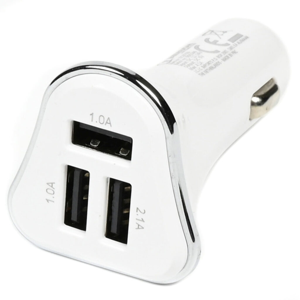 Kfz-USB-Ladegerät, 3x USB Ports Kfz-USB-Ladegerät, 3x USB Ports