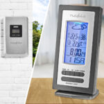 Drahtlose Wetterstation mit Aussensensor, Innen/Aussen Temperaturanzeige