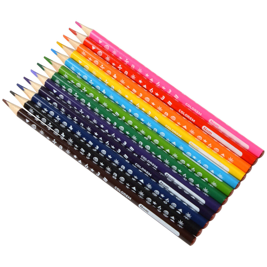 Buntstifte, 12 Stifte, verschiedene Farben Buntstifte, 12 Stifte, verschiedene Farben