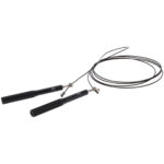 Springseil, einstellbar, bis zu 300 cm, schwarz