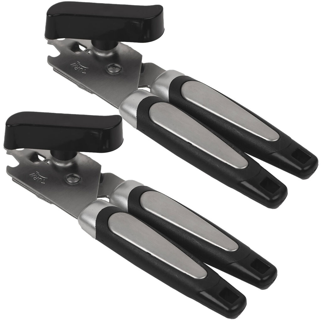 Dosenöffner aus Edelstahl, 2er-Set, Büchsenöffner