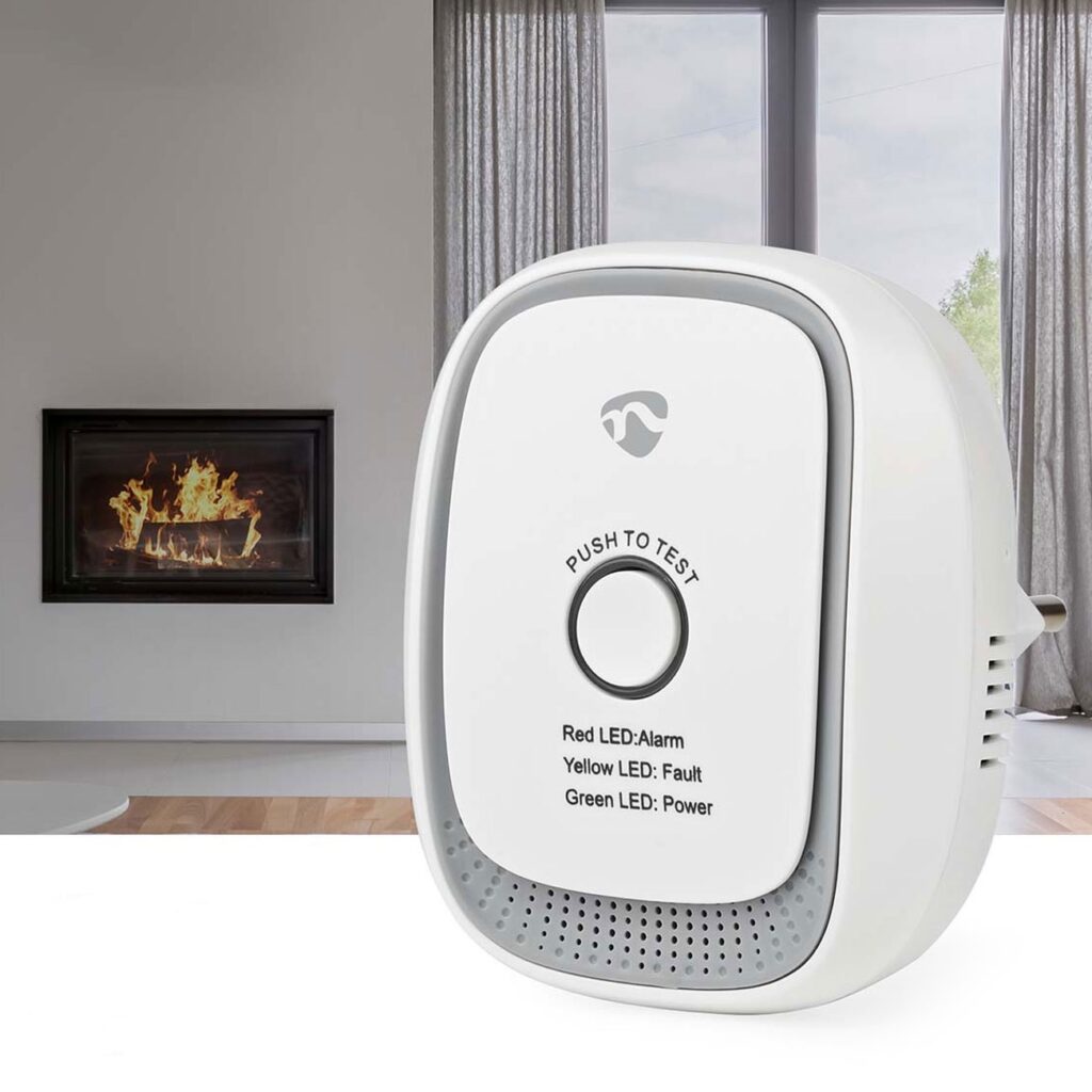 Gas-Melder Smarthome, Alarm und App-Warnung, 85 dB
