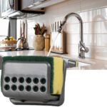 Schwammhalter mit Saugnapf, inkl. Schwamm Schwammhalter mit Saugnapf, inkl. Schwamm