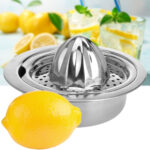 Zitruspresse mit Behälter, Edelstahl, Ø 16 cm