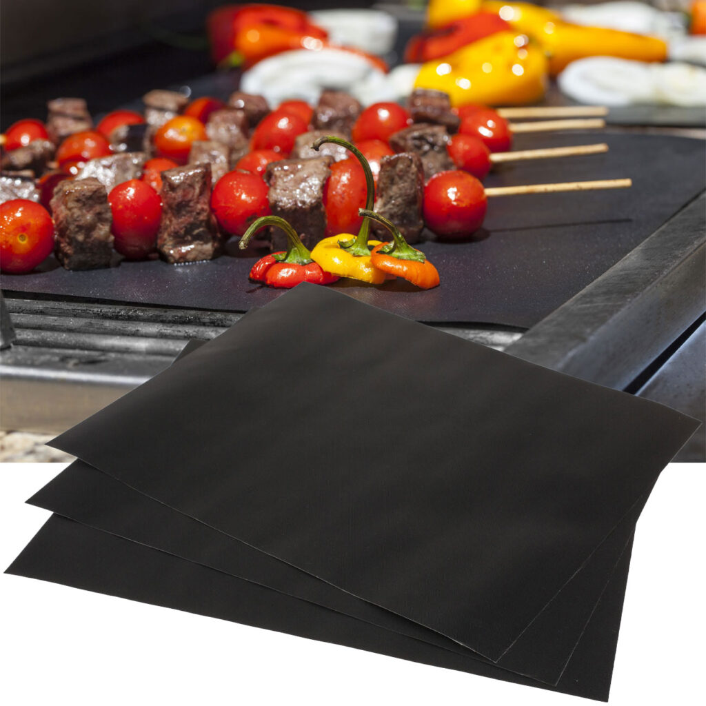 Grill- und Backmatte, wiederverwendbar, 3er-Set, 40 x 33 cm