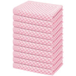 10er-Set Grubentücher, rosa, Geschirrtücher 50 x 70 cm