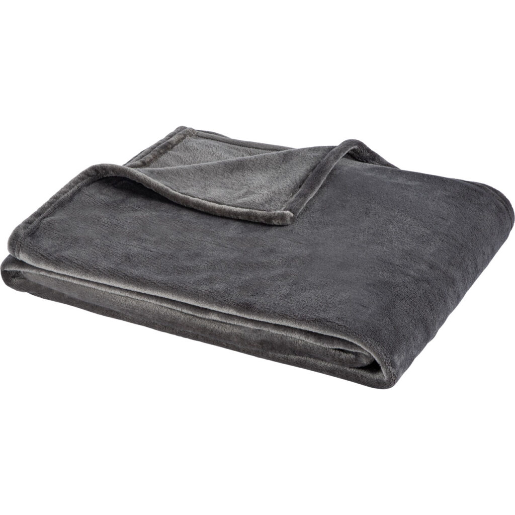 Kuscheldecke L, anthrazit, Couchdecke, 180 x 200 cm