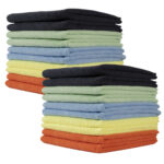 20er Set Mikrofaser-Putztücher, mehrfarbig, 40 x 40 cm 20er Set Mikrofaser-Putztücher, mehrfarbig, 40 x 40 cm