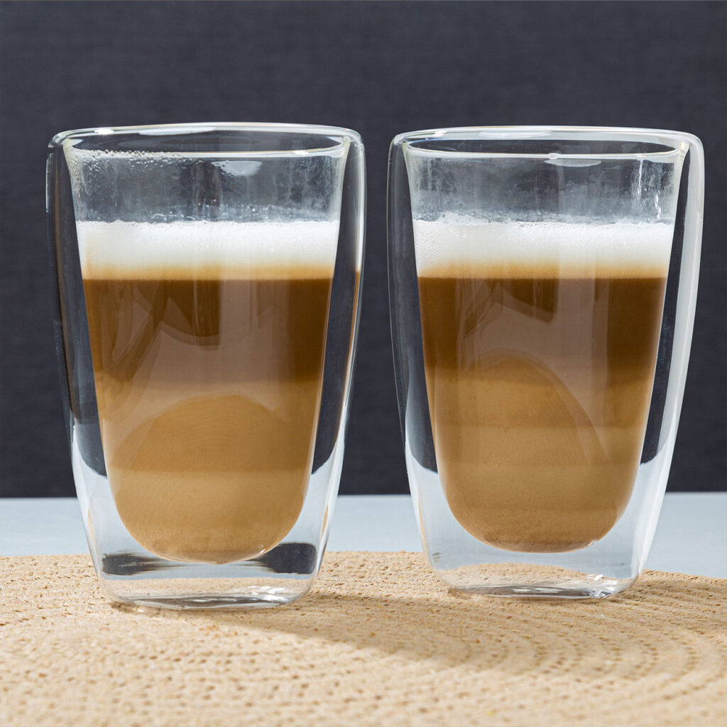 Doppelwandige Latte Macchiato-Gläser, 400ml, 2er-Set