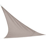 Dreieck Sonnensegel, 3 x 3 x 3 m, taupe