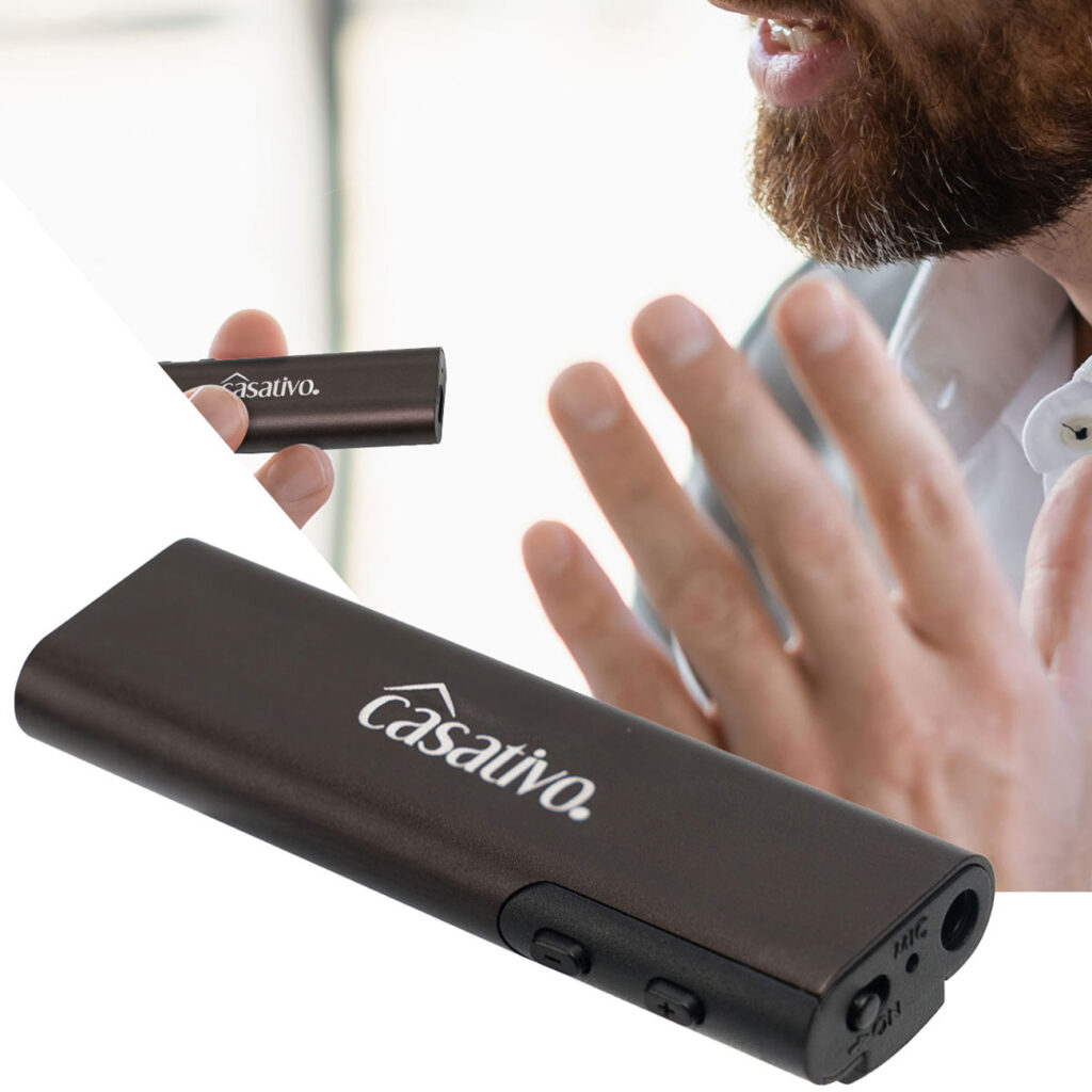 Digitaler Voice-Recorder, geräuschaktiviert, für Interviews und Aufnahmen