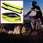 4er-Set LED-Reflektorband mit 4 roten Leuchten, 43 x 2,5 cm