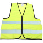 Kinderwarnweste mit Reissverschluss, Grösse L (51 x 57 cm)