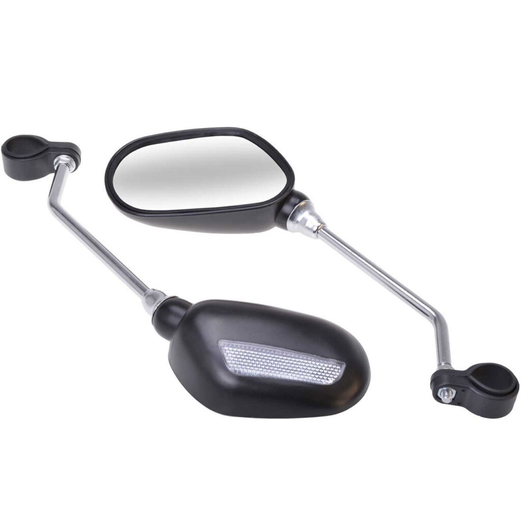 Universal Velo-Spiegel-Set, 2 Stück, schwarz Universal Velo-Spiegel-Set, 2 Stück, schwarz