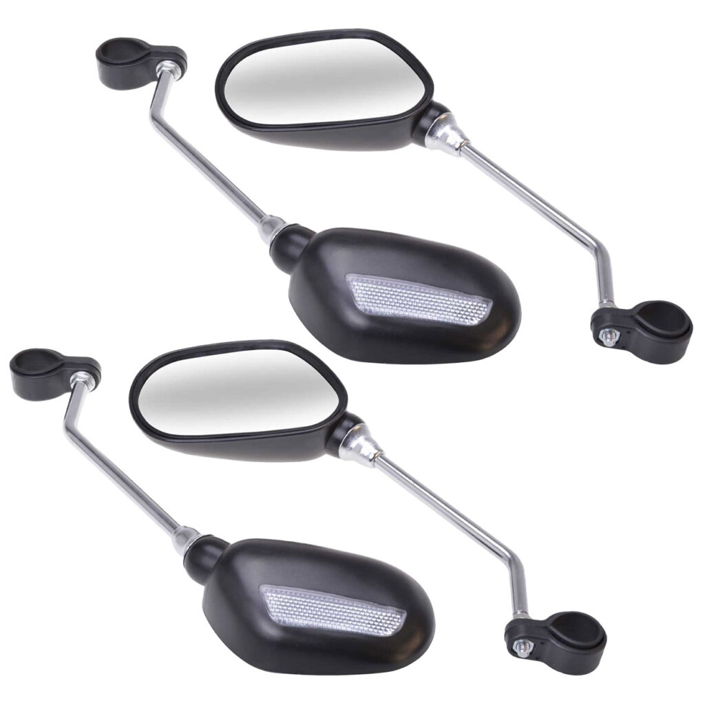 Universal Velo-Spiegel-Set, 4 Stück, schwarz Universal Velo-Spiegel-Set, 4 Stück, schwarz