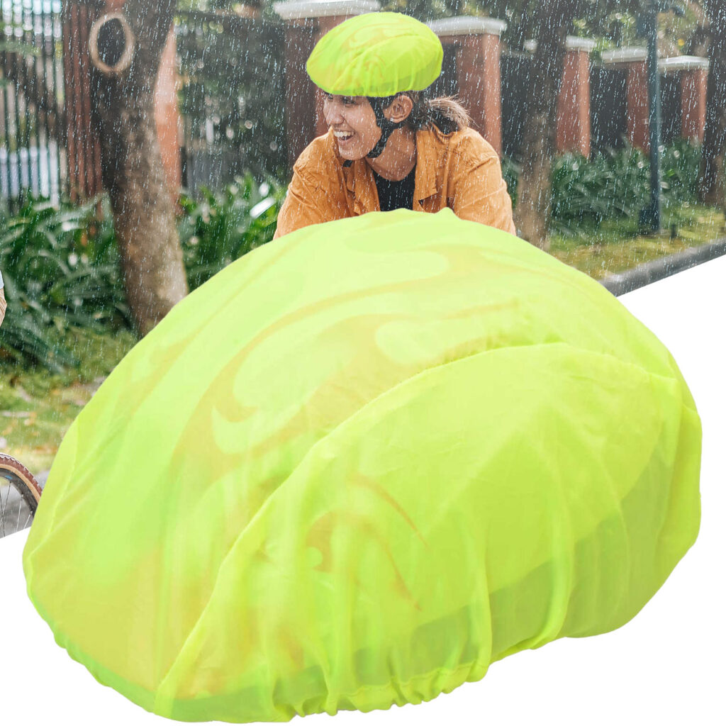 Universal-Regenschutz für Velohelme Universal-Regenschutz für Velohelme