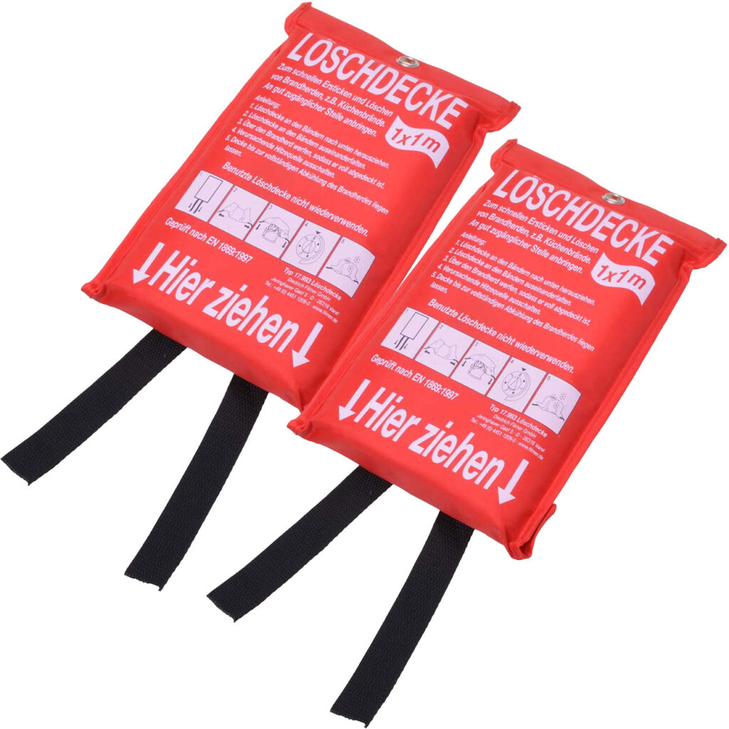2er-Set Feuerlöschdecke, 1m² 2er-Set Feuerlöschdecke, 1m²