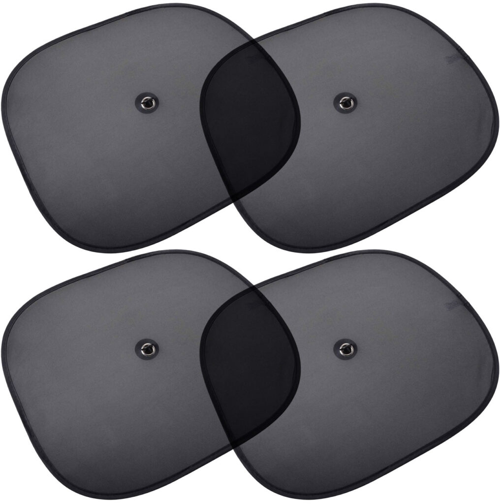 4er-Set Sonnenschutz für die Autoscheibe, 38 x 43,5 cm