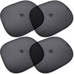 4er-Set Sonnenschutz für die Autoscheibe, 38 x 43,5 cm