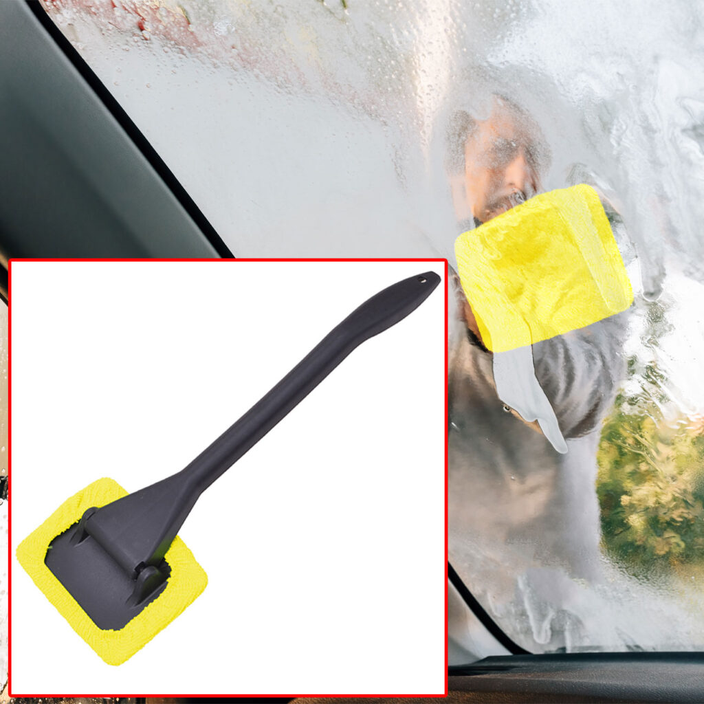 Windschutzscheibenreiniger mit flexiblem Kopf, 38.5 x 12,5 x 8,5 cm