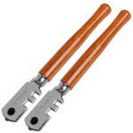 2er-Set Glasschneider inkl. 6 Hartmetallschneiderädchen, 18 x 8,4 x 1 cm