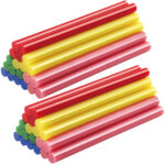 40 Niedrigtemperatur-Klebesticks, bunt
