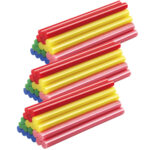 60 Niedrigtemperatur-Klebesticks, bunt