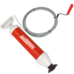 Abflussreiniger-Set mit Pumpe und Abfluss-Spirale, 3 m