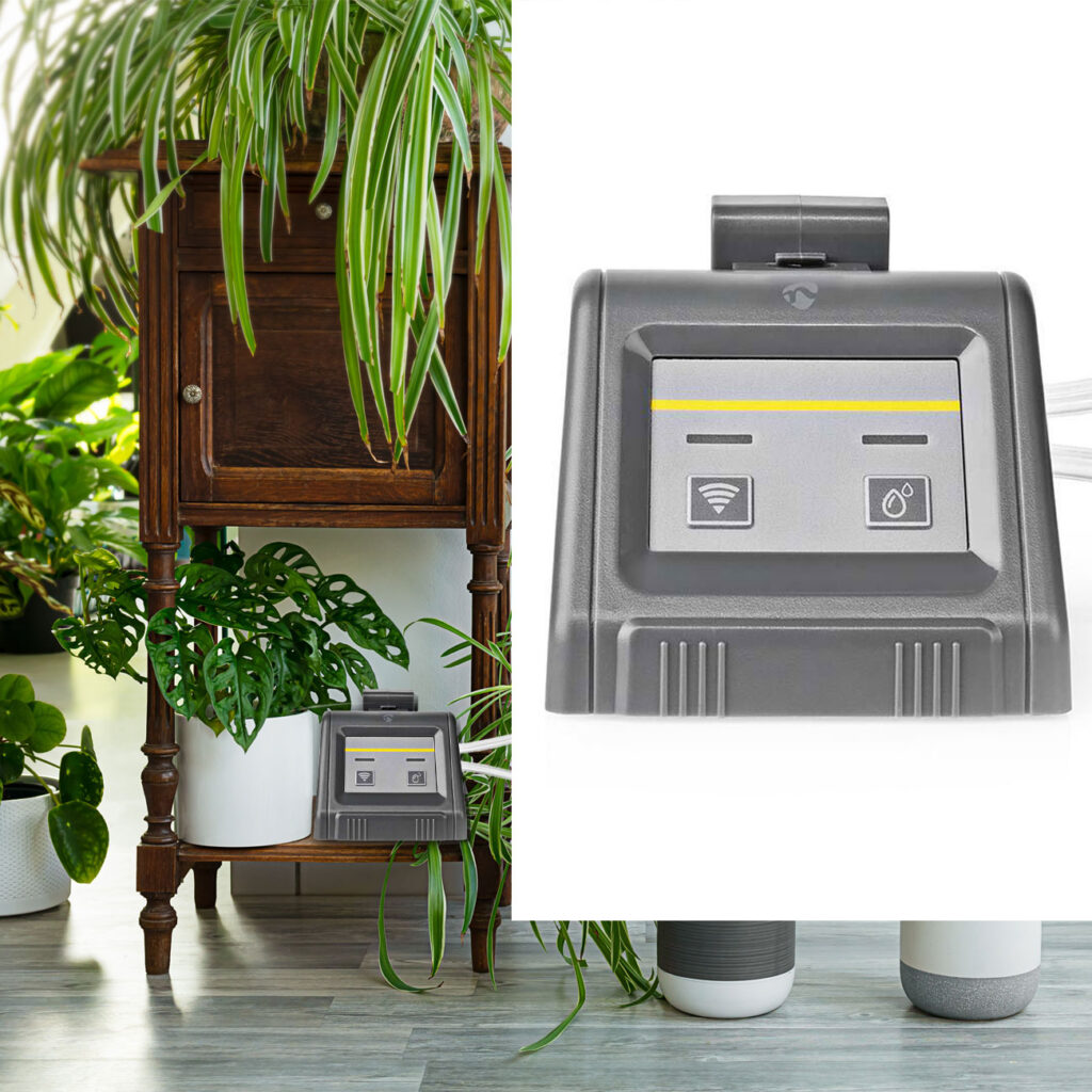 SmartLife WiFi Bewässerungssystem, Wasserpumpe für bis zu 10 Pflanzen, Android / iOS