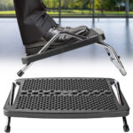 Fussstütze mit verstellbarem Neigungswinkel, schwarz Fussstütze mit verstellbarem Neigungswinkel, schwarz