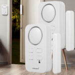 2er-Set Türen- und Fensteralarralarm, Bewegungssensor, Alarmton 90dB 2er-Set Türen- und Fensteralarralarm, Bewegungssensor, Alarmton 90dB