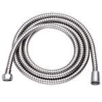 Duschschlauch aus Edelstahl, Wassersparfunktion, flexibel, 2m