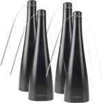 4er-Set Elektrischer Fliegenwedler für den Tisch, Insekten Vertreiber