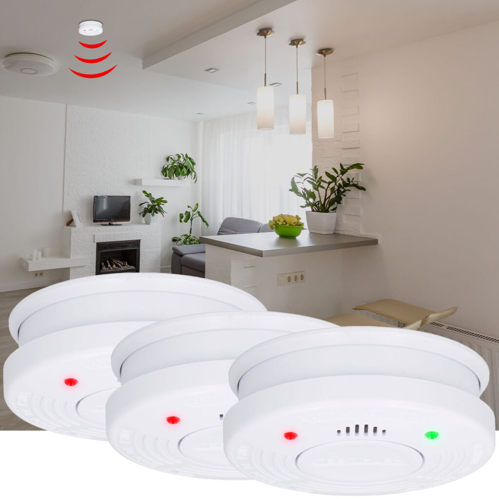 3er-Set Optischer Rauchwarnmelder, 85dB 3er-Set Optischer Rauchwarnmelder, 85dB