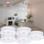 5er-Set Optischer Rauchwarnmelder, 85dB