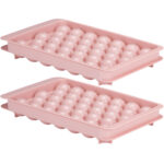 2er-Set Eiswürfelform für 33 Eiskugeln, Ø 2,5 cm
