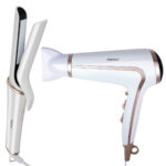 Föhn & Haarglätter-Set mit Temperaturregelung