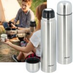 2er-Set Thermosflasche, Edelstahl, 1000ml