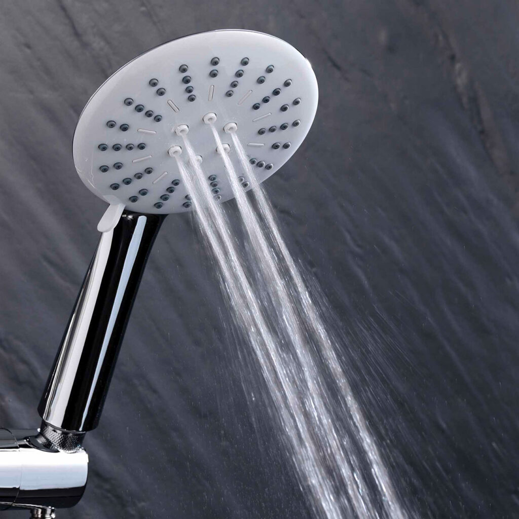 Massageduschkopf mit Wassersparfunktion, 24 x Ø 12 cm