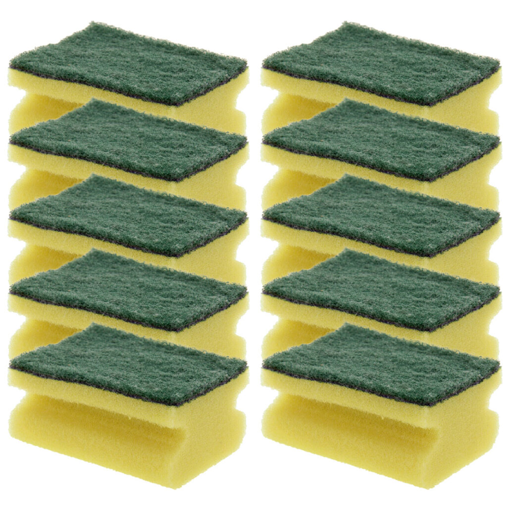 Scheuerschwamm, 10 Stk., Topfreiniger Scheuerschwamm, 10 Stk., Topfreiniger