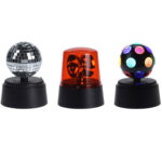 Partylicht, 3er-Set, Diskolampe