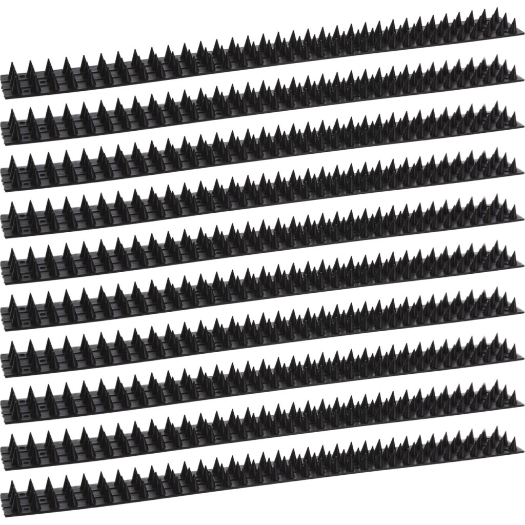 Anti-Kletter-Streifen, 10 Stück, 50 x 4.5 cm, schwarz