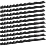 Anti-Kletter-Streifen, 10 Stück, 50 x 4.5 cm, schwarz