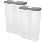 2er-Set Vorratsdose XL mit 2 Fächern, 3550 ml