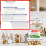 Vorratsboxen, 6er-Set, je 2x 500/900/1500ml, transparent