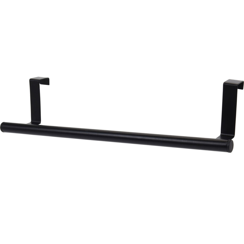 Handtuchhalter für Türen, schwarz, 36,5 cm Handtuchhalter für Türen, schwarz, 36,5 cm