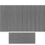 50 Strohhalme, wiederverwendbar, schwarz