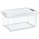 Vorratsbox, 16 l, transparent