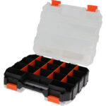 Sortimentsbox, Box für Schrauben und Kleinteile, 32 x 27 x 8 cm